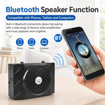 KU-898 Microfono portatile Bluetooth con amplificatore vocale per l'insegnamento, US Plug, EU Plug, UK Plug