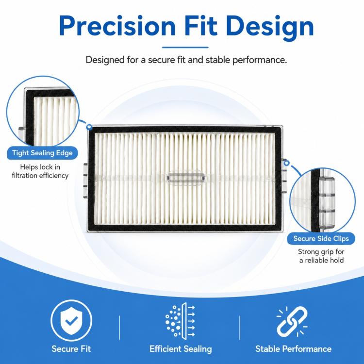Accessori di ricambio per robot aspirapolvere Roborock G20S Ultra / P20 Pro, Filter, Gray Strip Mop Pad, Blue Strip Mop Pad