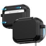 Custodia protettiva per auricolari antiurto con supporto pieghevole e specchietto., For AirPods Pro 3, For AirPods Pro 2