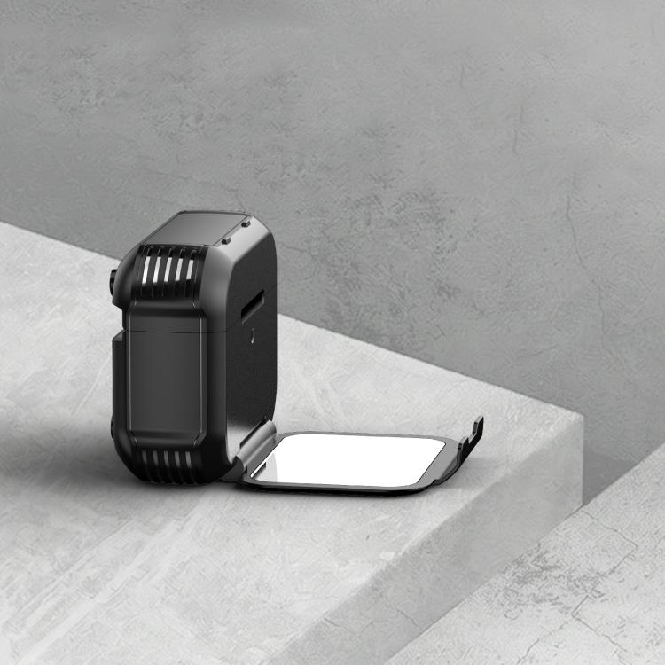 Custodia protettiva per auricolari antiurto con supporto pieghevole e specchietto., For AirPods Pro 3, For AirPods Pro 2