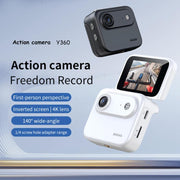 Videocamera sportiva Y360 4K con schermo 2" e grandangolo