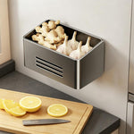 Cucina Frigorifero Scaffale magnetico senza foratura per riporre oggetti, 2pcs / Set, Large Box, Small Box