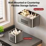 Cucina Frigorifero Scaffale magnetico senza foratura per riporre oggetti, 2pcs / Set, Large Box, Small Box