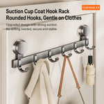 Porta senza foratura con ventose e ganci, scaffale portaoggetti, Upgraded Single Row 3-hook, Upgraded Single Row 4-hook, Upgraded Single Row 5-hook, Upgraded Single Row 6-hook, Upgraded Single Row 7-hook, Upgraded Single Row 8-hook                     ...