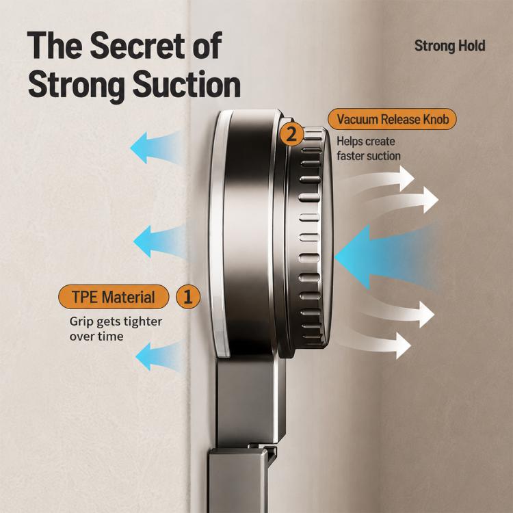 Porta senza foratura con ventose e ganci, scaffale portaoggetti, Upgraded Single Row 3-hook, Upgraded Single Row 4-hook, Upgraded Single Row 5-hook, Upgraded Single Row 6-hook, Upgraded Single Row 7-hook, Upgraded Single Row 8-hook                     ...