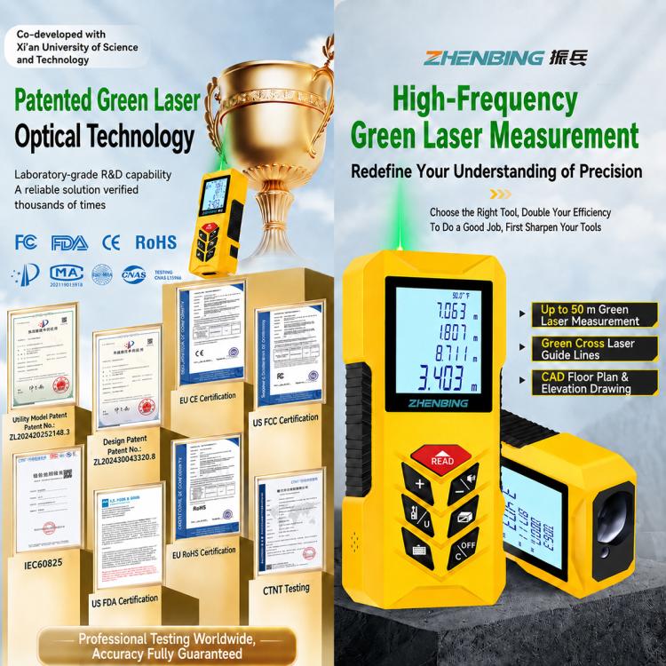 Misuratore distanza laser portatile ZHENBING N1 fino 150m
