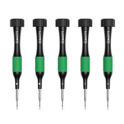 Cacciavite magnetico in lega con cuscinetti lisci Luowei Little Boy, Y-shaped 0.7, Hexagon T2, Cross 1.2, Five Stars 0.8, Medium Plate 2.5, 5 in 1 Set