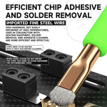 Set spazzole per rimozione colla chip scheda madre