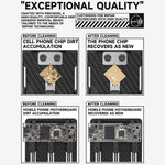Set spazzole per rimozione colla chip scheda madre