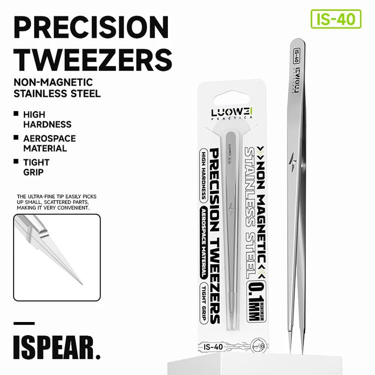 Pinzette antimagnetiche alta precisione Luowei IS-40