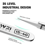 Pinzette antimagnetiche alta precisione Luowei IS-40