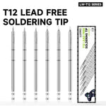 Punte per saldatore Luowei serie LW-T12 per stazione di saldatura T12, LW-T12-I, LW-T12-J, LW-T12-JS, LW-T12-K, LW-T12-SK, LW-T12-SSK