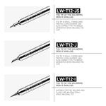 Punte per saldatore Luowei serie LW-T12 per stazione di saldatura T12, LW-T12-I, LW-T12-J, LW-T12-JS, LW-T12-K, LW-T12-SK, LW-T12-SSK