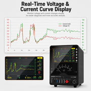 Alimentatore CC regolato a curva con controllo intelligente TBK TBK-218 da 30 V / 10 A con indicatore a puntatore., AU Plug, EU Plug, US Plug, UK Plug