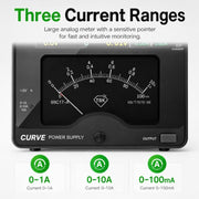 Alimentatore CC regolato a curva con controllo intelligente TBK TBK-218 da 30 V / 10 A con indicatore a puntatore., AU Plug, EU Plug, US Plug, UK Plug