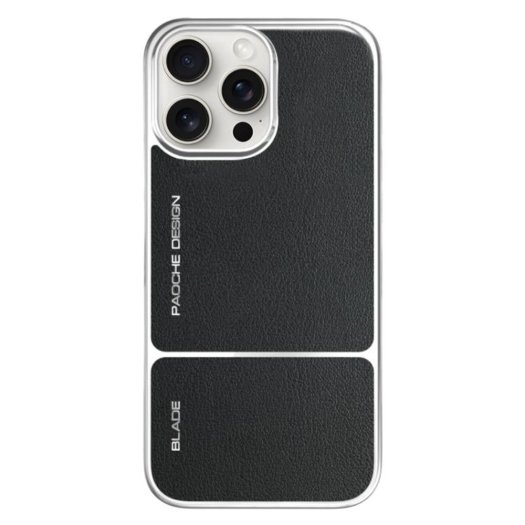 Custodia per telefono ibrida in PC e PU con magnete elettrolitico., For iPhone 17 Pro Max, For iPhone 17 Pro, For iPhone 17, For iPhone 16 Pro Max, For iPhone 16 Pro, For iPhone 16, For iPhone 15 Pro Max, For iPhone 15 Pro