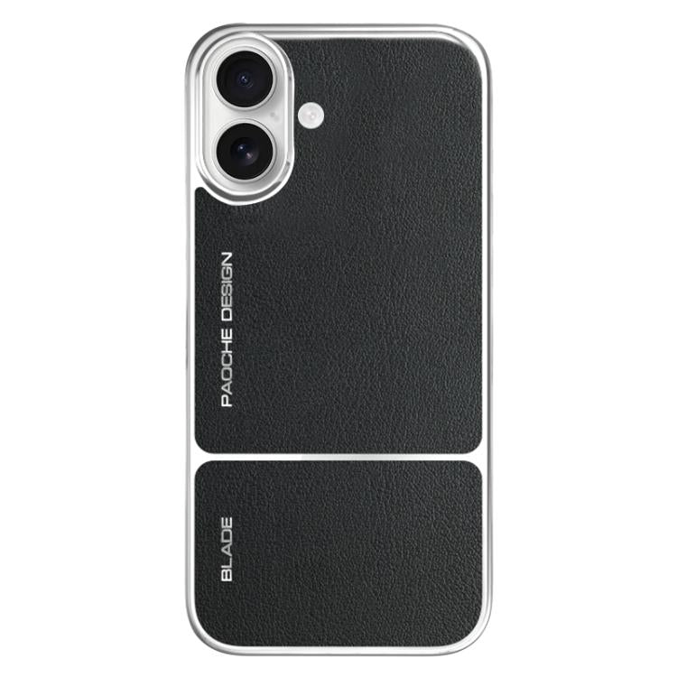 Custodia per telefono ibrida in PC e PU con magnete elettrolitico., For iPhone 17 Pro Max, For iPhone 17 Pro, For iPhone 17, For iPhone 16 Pro Max, For iPhone 16 Pro, For iPhone 16, For iPhone 15 Pro Max, For iPhone 15 Pro