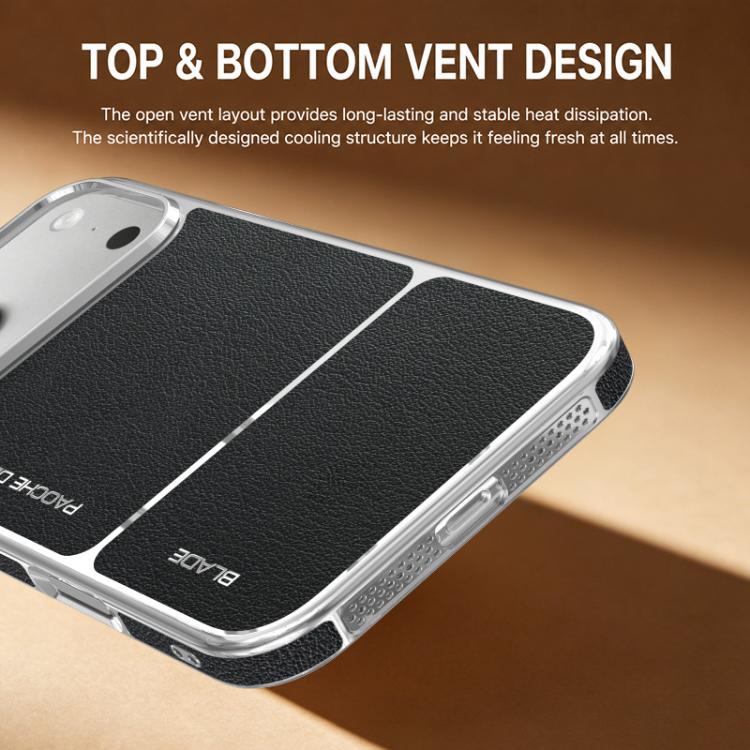Custodia per telefono ibrida in PC e PU con magnete elettrolitico., For iPhone 17 Pro Max, For iPhone 17 Pro, For iPhone 17, For iPhone 16 Pro Max, For iPhone 16 Pro, For iPhone 16, For iPhone 15 Pro Max, For iPhone 15 Pro