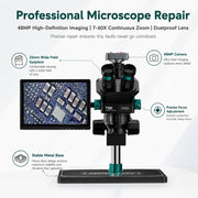 Microscopio digitale TBK-701A da 48 MP con zoom continuo 7X-60X., TBK-701A