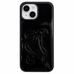 Custodia per telefono in TPU con grande fiocco galvanizzato e rivestimento in PU e rilievo., For iPhone 17 Pro Max, For iPhone 17 Pro, For iPhone 17, For iPhone 16 Pro Max, For iPhone 16 Pro, For iPhone 16, For iPhone 15 Pro Max, For iPhone 15 Pro     ...
