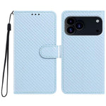 Custodia per telefono in ecopelle con fibbia a specchio e cordino nero sottile., For iPhone 17 Pro, For iPhone 17