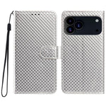 Custodia per telefono in ecopelle con fibbia a specchio e cordino nero sottile., For iPhone 17 Pro, For iPhone 17
