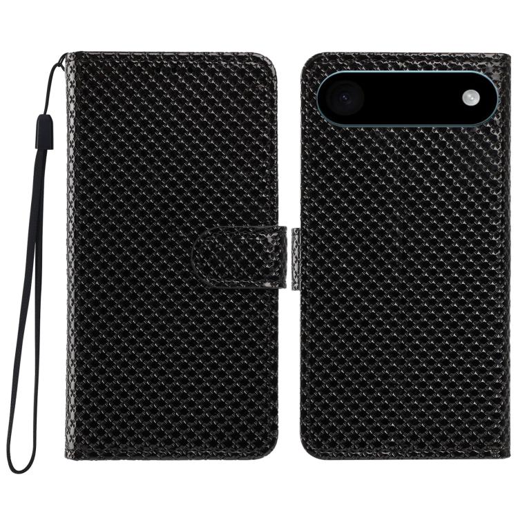 Custodia per telefono in ecopelle con fibbia a specchio e cordino nero sottile., For iPhone Air, For iPhone 16 Pro Max