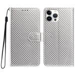 Custodia per telefono in ecopelle con fibbia a specchio e cordino nero sottile., For iPhone Air, For iPhone 16 Pro Max