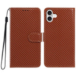 Custodia per telefono in ecopelle con fibbia a specchio e cordino nero sottile., For iPhone 16, For iPhone 15 Pro Max