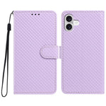 Custodia per telefono in ecopelle con fibbia a specchio e cordino nero sottile., For iPhone 16, For iPhone 15 Pro Max