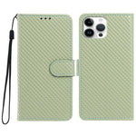 Custodia per telefono in ecopelle con fibbia a specchio e cordino nero sottile., For iPhone 13 Pro, For iPhone 13