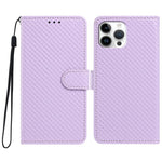 Custodia per telefono in ecopelle con fibbia a specchio e cordino nero sottile., For iPhone 13 mini, For iPhone 12 Pro Max