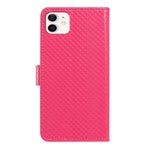 Custodia per telefono in ecopelle con fibbia a specchio e cordino nero sottile., For iPhone 12 Pro, For iPhone 12 mini