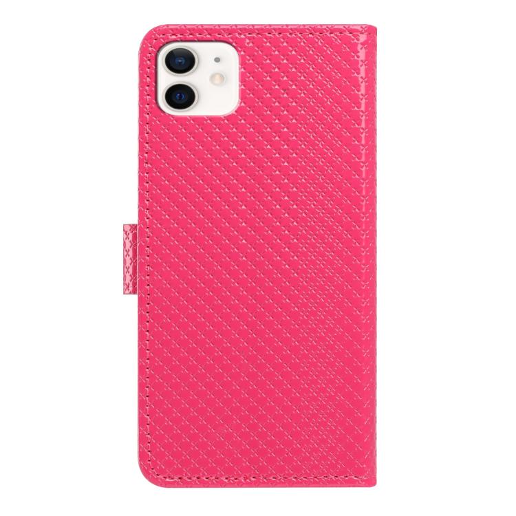 Custodia per telefono in ecopelle con fibbia a specchio e cordino nero sottile., For iPhone 12 Pro, For iPhone 12 mini
