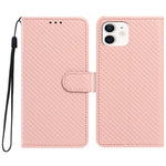 Custodia per telefono in ecopelle con fibbia a specchio e cordino nero sottile., For iPhone 12 Pro, For iPhone 12 mini