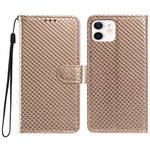 Custodia per telefono in ecopelle con fibbia a specchio e cordino nero sottile., For iPhone 12 Pro, For iPhone 12 mini