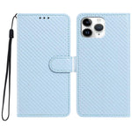 Custodia per telefono in ecopelle con fibbia a specchio e cordino nero sottile., For iPhone 11 Pro