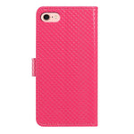 Custodia per telefono in ecopelle con fibbia a specchio e cordino nero sottile., For iPhone 17e / 16e, For iPhone 17 Pro Max