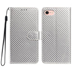 Custodia per telefono in ecopelle con fibbia a specchio e cordino nero sottile., For iPhone 17e / 16e, For iPhone 17 Pro Max