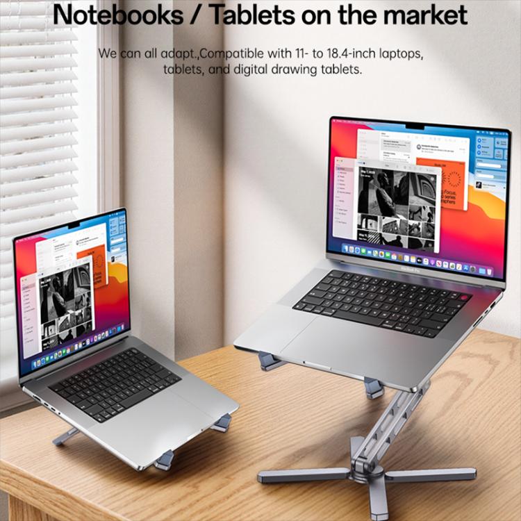 Supporto riscaldante girevole 360° per laptop Yesido LP09