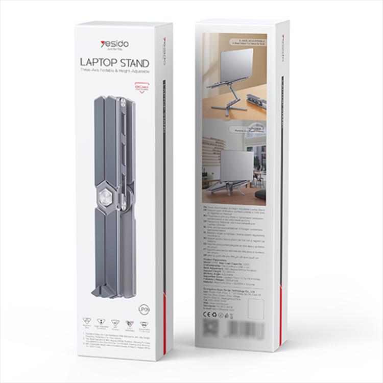 Supporto riscaldante girevole 360° per laptop Yesido LP09