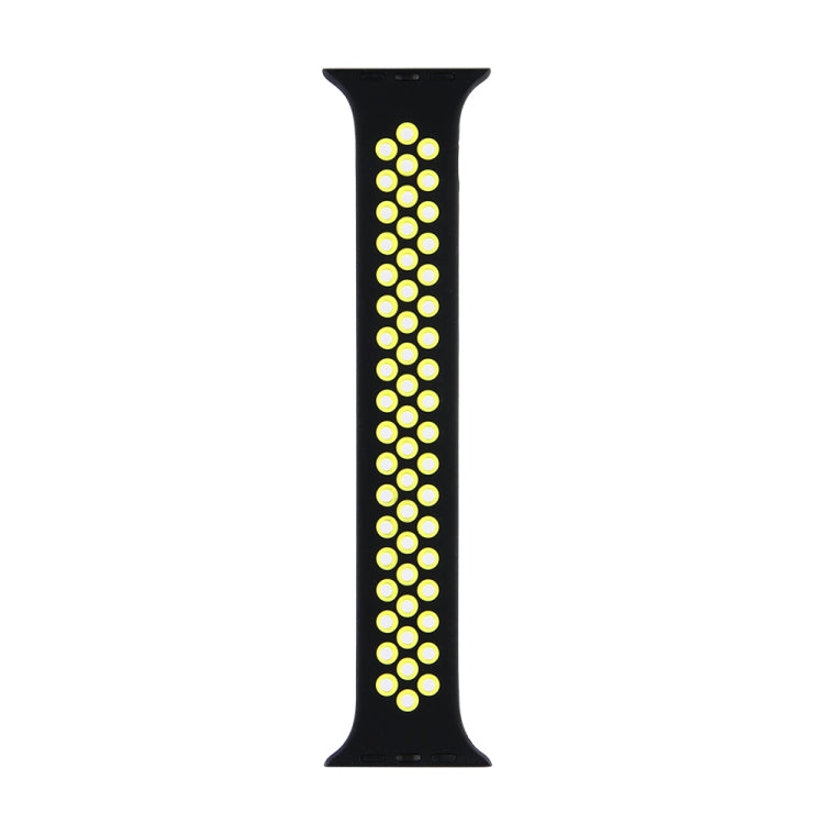 Cinturino elastico in silicone per Apple Watch Series 6 e SE e 5 e 4 40 mm / 3 e 2 e 1 38 mm, 135mm (White Black), 135mm (Black), 135mm (Black Yellow), 135mm (Black Grey), 135mm (Red Black), 150mm (White Black), 150mm (Black), 150mm (Black Yellow)     ...