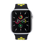 Cinturino elastico in silicone per Apple Watch Series 6 e SE e 5 e 4 40 mm / 3 e 2 e 1 38 mm, 135mm (White Black), 135mm (Black), 135mm (Black Yellow), 135mm (Black Grey), 135mm (Red Black), 150mm (White Black), 150mm (Black), 150mm (Black Yellow)     ...