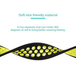 Cinturino elastico in silicone per Apple Watch Series 6 e SE e 5 e 4 40 mm / 3 e 2 e 1 38 mm, 135mm (White Black), 135mm (Black), 135mm (Black Yellow), 135mm (Black Grey), 135mm (Red Black), 150mm (White Black), 150mm (Black), 150mm (Black Yellow)     ...