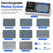 Piattaforma di dissaldatura intelligente Mijing MS1 per iPhone X-17 Pro Max, US Plug, EU Plug