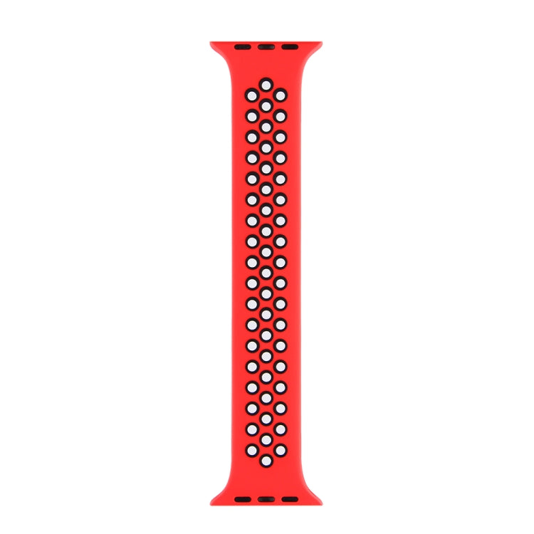 Cinturino elastico in silicone per Apple Watch Series 6 e SE e 5 e 4 44 mm / 3 e 2 e 1 42 mm, 150mm (White Black), 150mm (Black), 150mm (Black Yellow), 150mm (Black Grey), 150mm (Red Black), 160mm (White Black), 160mm (Black), 160mm (Black Yellow)     ...