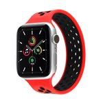 Cinturino elastico in silicone per Apple Watch Series 6 e SE e 5 e 4 44 mm / 3 e 2 e 1 42 mm, 150mm (White Black), 150mm (Black), 150mm (Black Yellow), 150mm (Black Grey), 150mm (Red Black), 160mm (White Black), 160mm (Black), 160mm (Black Yellow)     ...