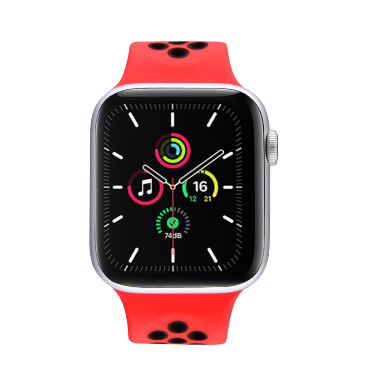 Cinturino elastico in silicone per Apple Watch Series 6 e SE e 5 e 4 44 mm / 3 e 2 e 1 42 mm, 150mm (White Black), 150mm (Black), 150mm (Black Yellow), 150mm (Black Grey), 150mm (Red Black), 160mm (White Black), 160mm (Black), 160mm (Black Yellow)     ...