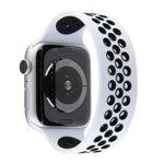 Cinturino elastico in silicone per Apple Watch Series 6 e SE e 5 e 4 44 mm / 3 e 2 e 1 42 mm, 150mm (White Black), 150mm (Black), 150mm (Black Yellow), 150mm (Black Grey), 150mm (Red Black), 160mm (White Black), 160mm (Black), 160mm (Black Yellow)     ...