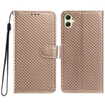Custodia per telefono in ecopelle con fibbia a specchio e cordino nero sottile., For Galaxy A05 4G, For Galaxy A05s 4G